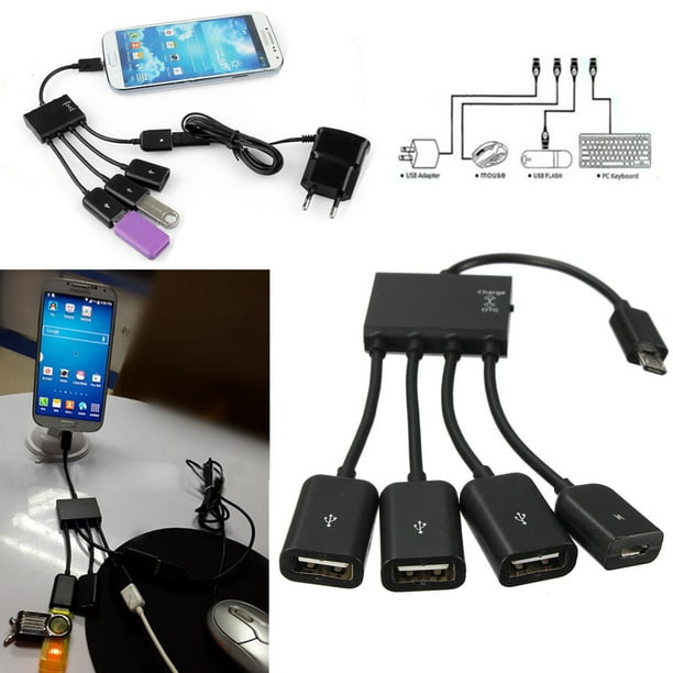 PRO OTG Power Cable Works for Alcatel 4045E with Power Connect to Any Compatible USB Accessory with MicroUSB 